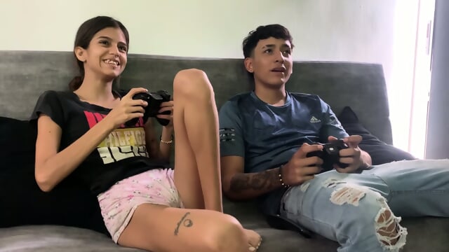 Playing House with My Stepsister Ends in Sex – Andrea Abrego